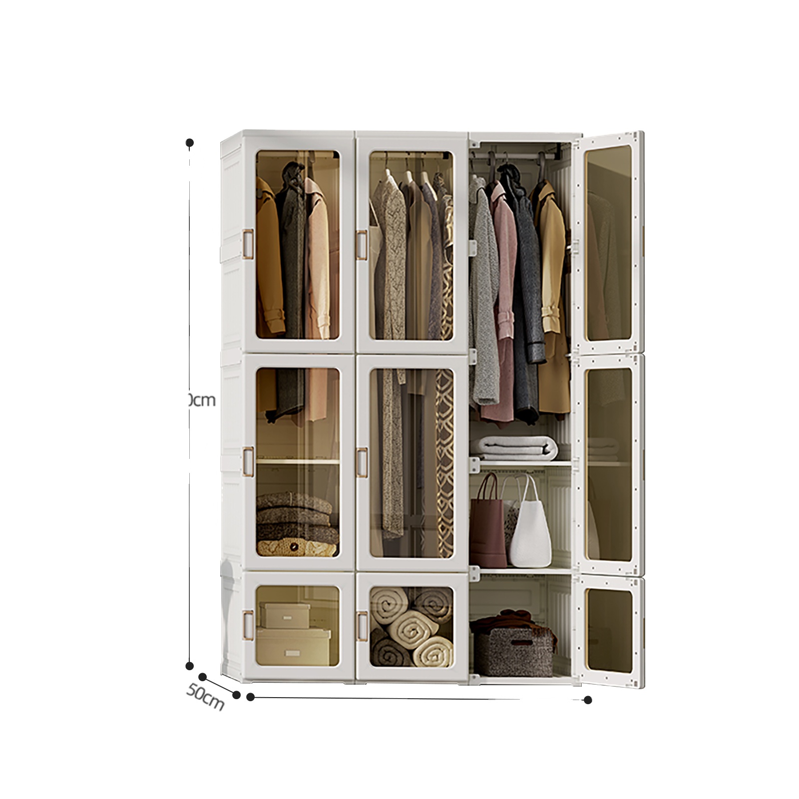 ANTBOX Chinese MAYI box factory supply mini cabinet plastic for Kids Wardrobe Foldable can be use as cube storage