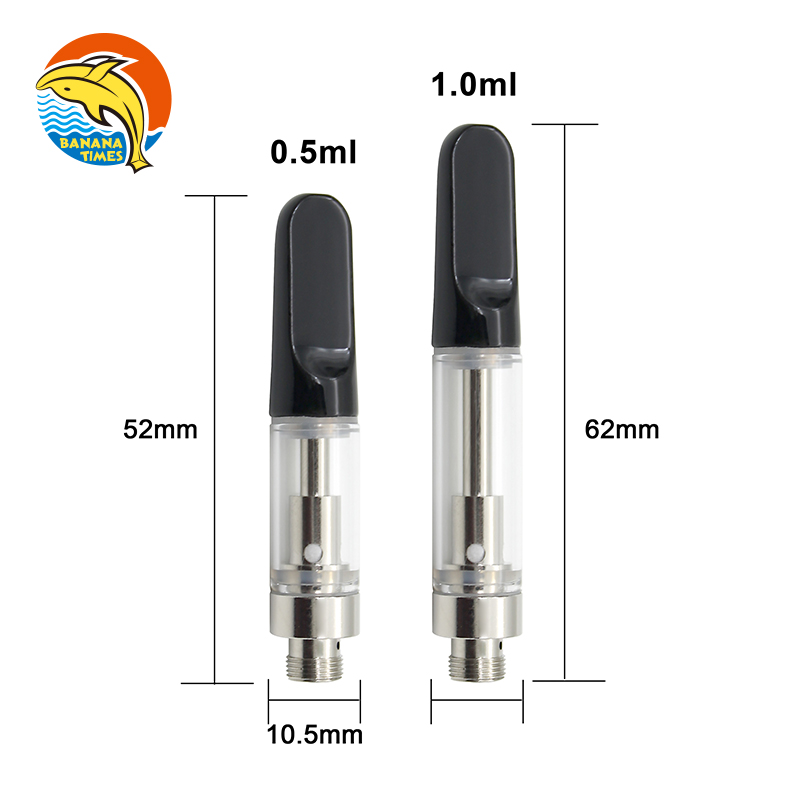 2021 custom logo cbd carts 510 atomizer tubes empty cbd 1ml cartridge