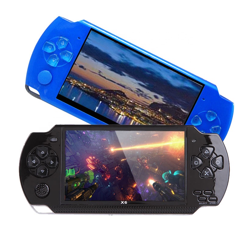 Самая дешевая игровая консоль X6 3000 в 1, портативный экран 4,3 дюйма, игровые видеоконсоли, портативная игровая консоль Vedio