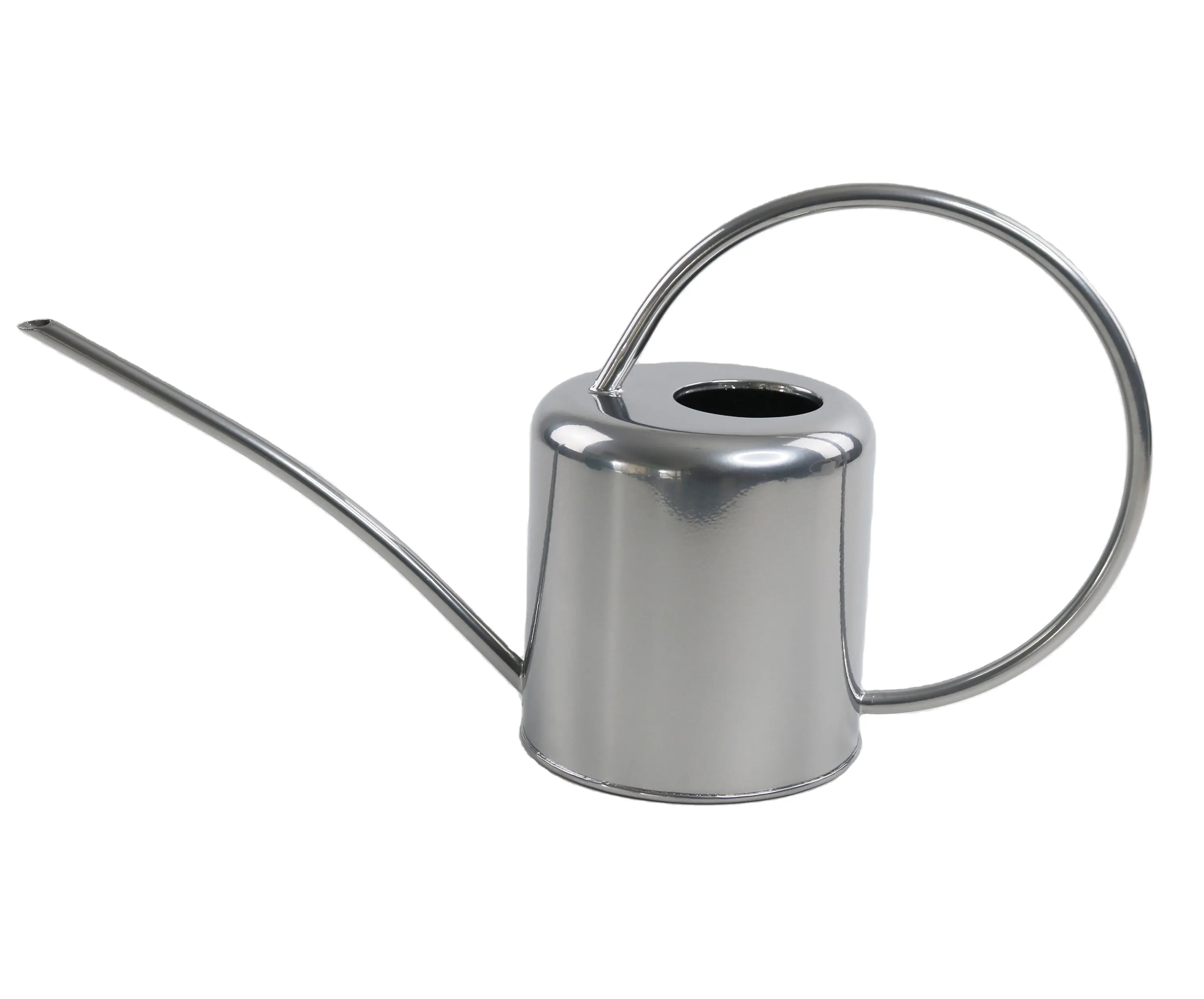 1L 1.4L Silver powder coating watering can balcony plating long spout design indoor watering can