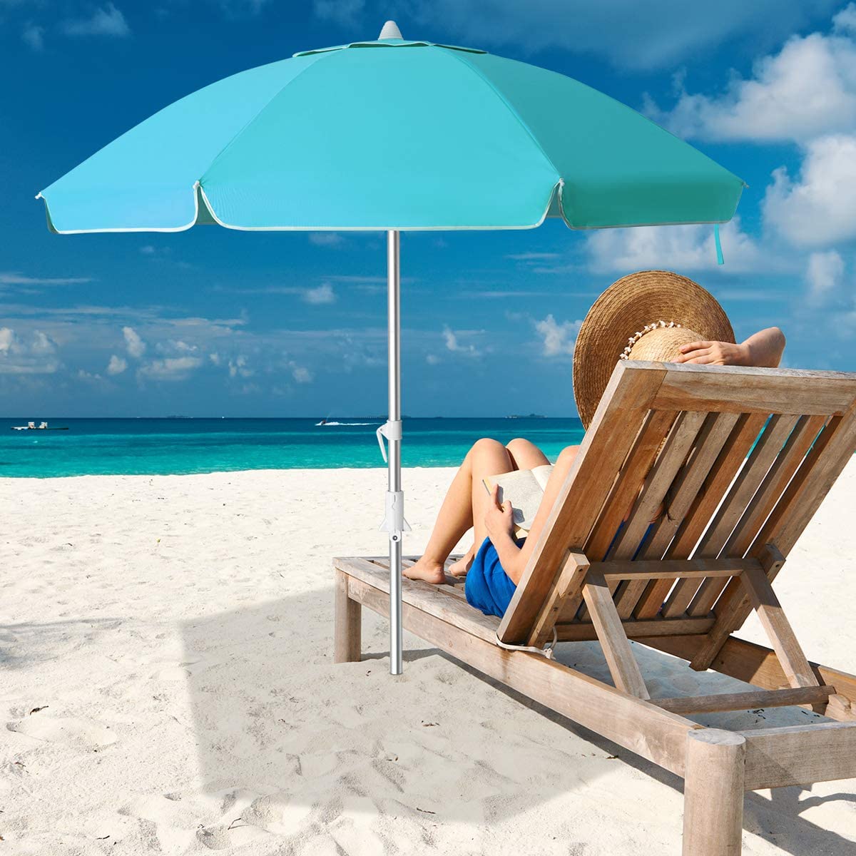 OEM logo printed beach umbrella sea umbrella big size outdoor promotional umbrella with company logo