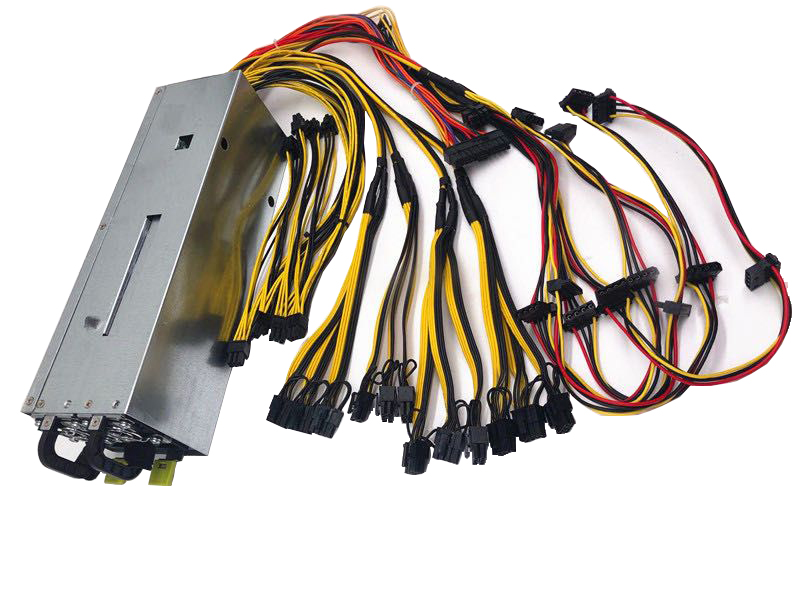 Блок питания GPU горные PSU Bitmain Antminer в пк 110v/1600w 220v/2400w > 1000W настольный 24pin запас FCC, аддитивного цветового пространства