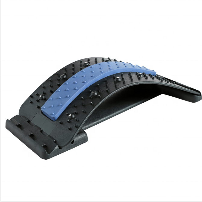 Magnetic therapy back stretcher arched back lumbar massager