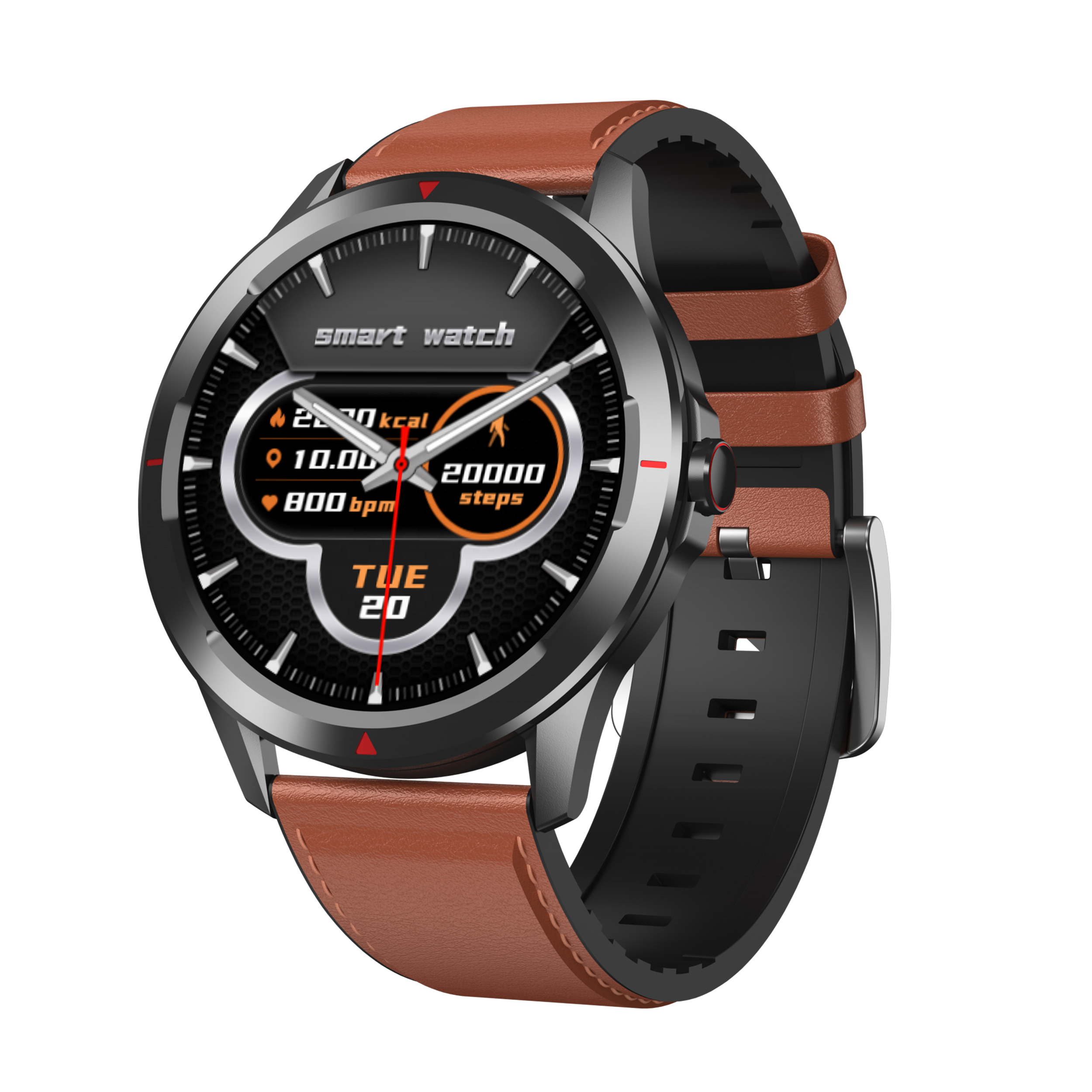 High End High Quality Full Touch Screen IP68 Waterproof 1.32 360*360 Music Smart Watch Band