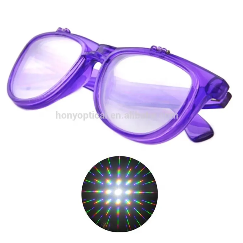 Plastic Party Diffraction Glasses Light Show Laser Glasses Double Fireworks For Watching Fireworks Light