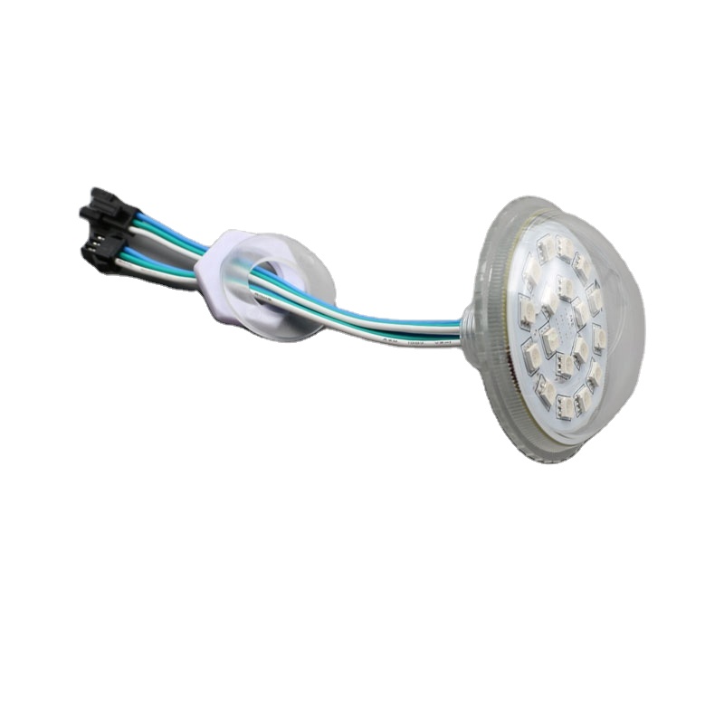 DC24V 4.32W 60mm 18Leds RGB LED Point Light for Street Landscape Decoration