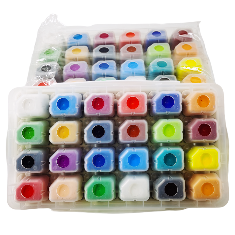 Hot sale jelly gouache paint color painting camouflage jelly gel for children's hobbies