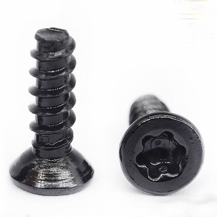 M1.2 M1.4 M1.6 M1.8 стальной черный оксид Звезда torx плоская головка резьба формирующий нарезной винт для пластика