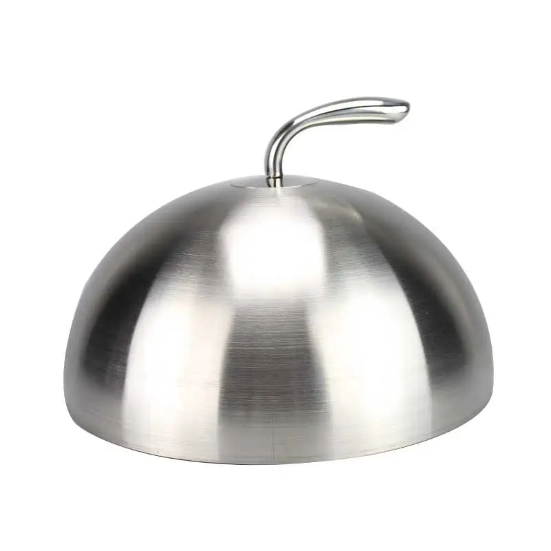 Round Stainless Steel Round Cover Restaurant Serving Dish Dome Food Cover pan lid