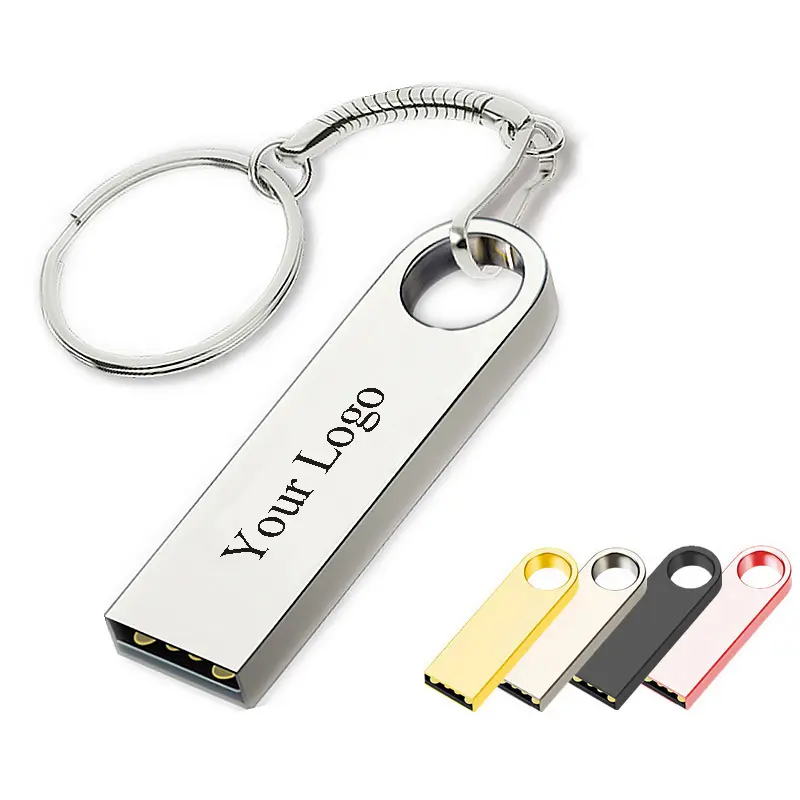 Металлический мини-USB флеш-накопитель с логотипом на заказ usb 3,0 2,0