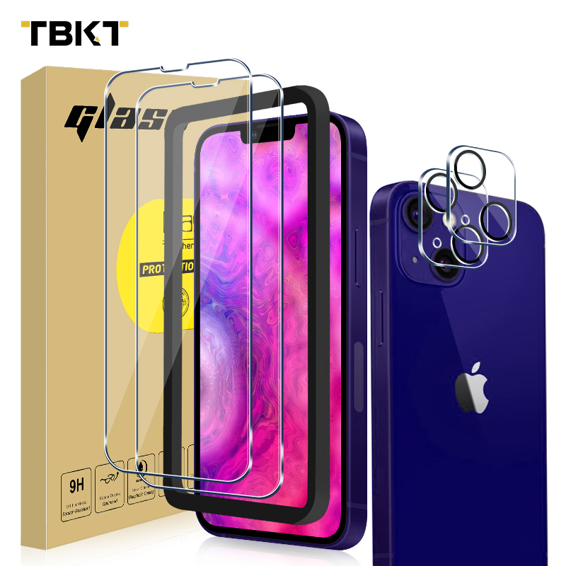 New Arrival Wholesale Tempered Glass Screen Protector for iPhone 13 Pro Max 2.5D 9H Mobile Phone Lens Camera Protector