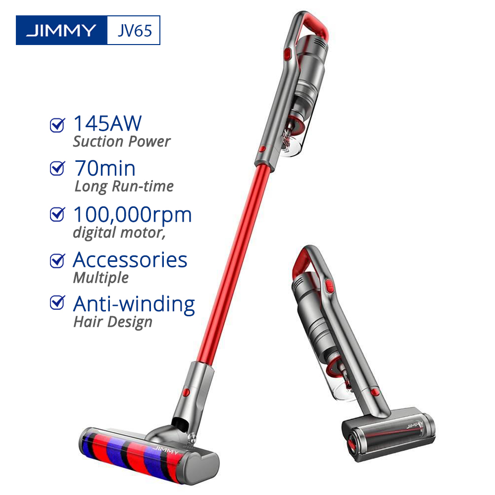 Пылесос JIMMY JV65 аккумуляторный, со склада в ЕС, 70 минут работы