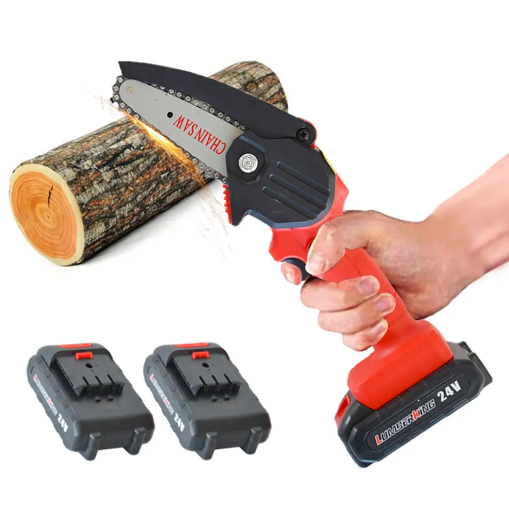 Portable Battery Operared Pole 24V Mini Electric Chain Saw