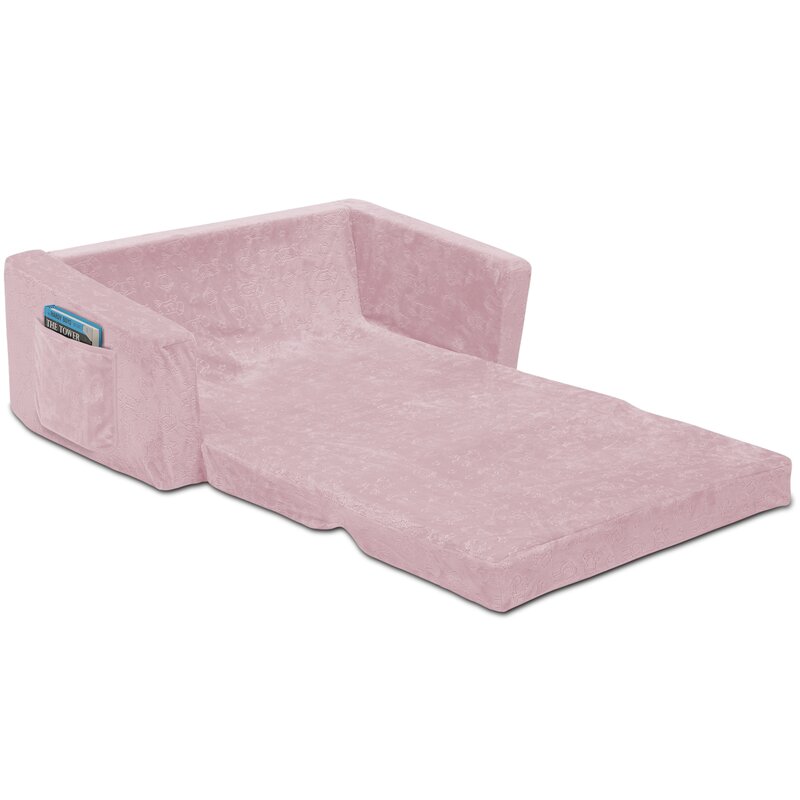 Toddler Couch & Kids Sofa - China Made Children's 2 in 1 Flip Open Foam Double Sofa - Kids Folding Sofa Kids Couch