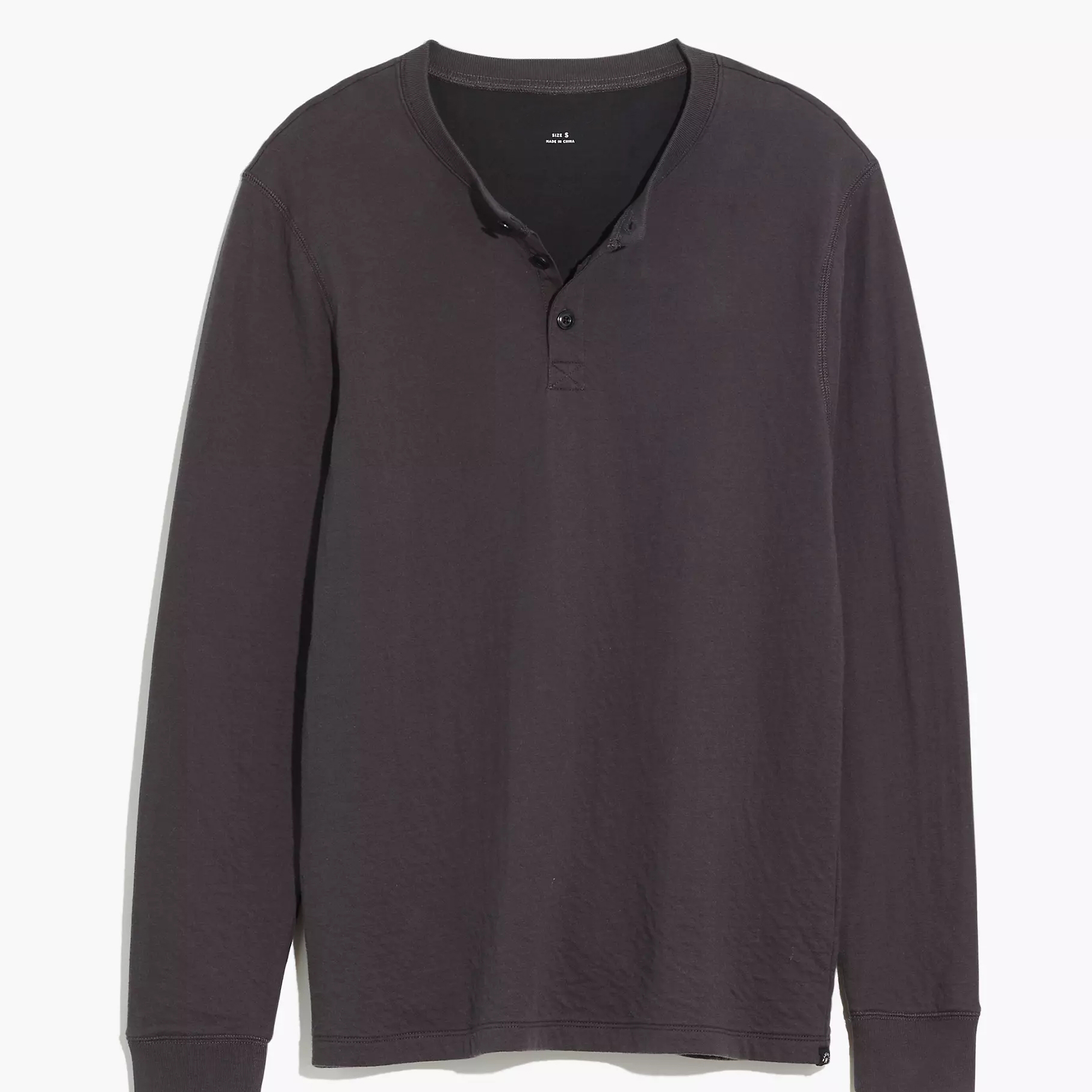 Классическая мужская футболка с длинным рукавом Doubledown Henley Tee tissot