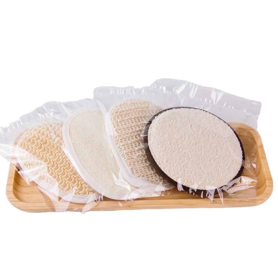 High Quality Loofah Natural China Disposable Mini Hotel Bath Shower Loofah Sponge Wholesale