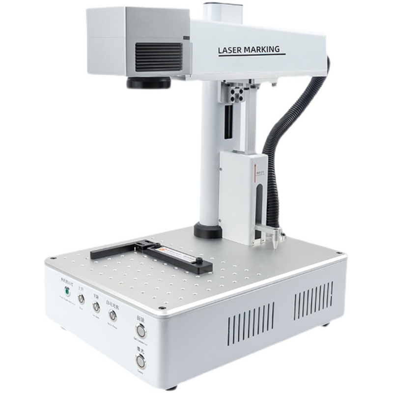 New Small Plastic Qr Code Stainless Steel Name Plate Portable Raycus Laser Engraving Machines