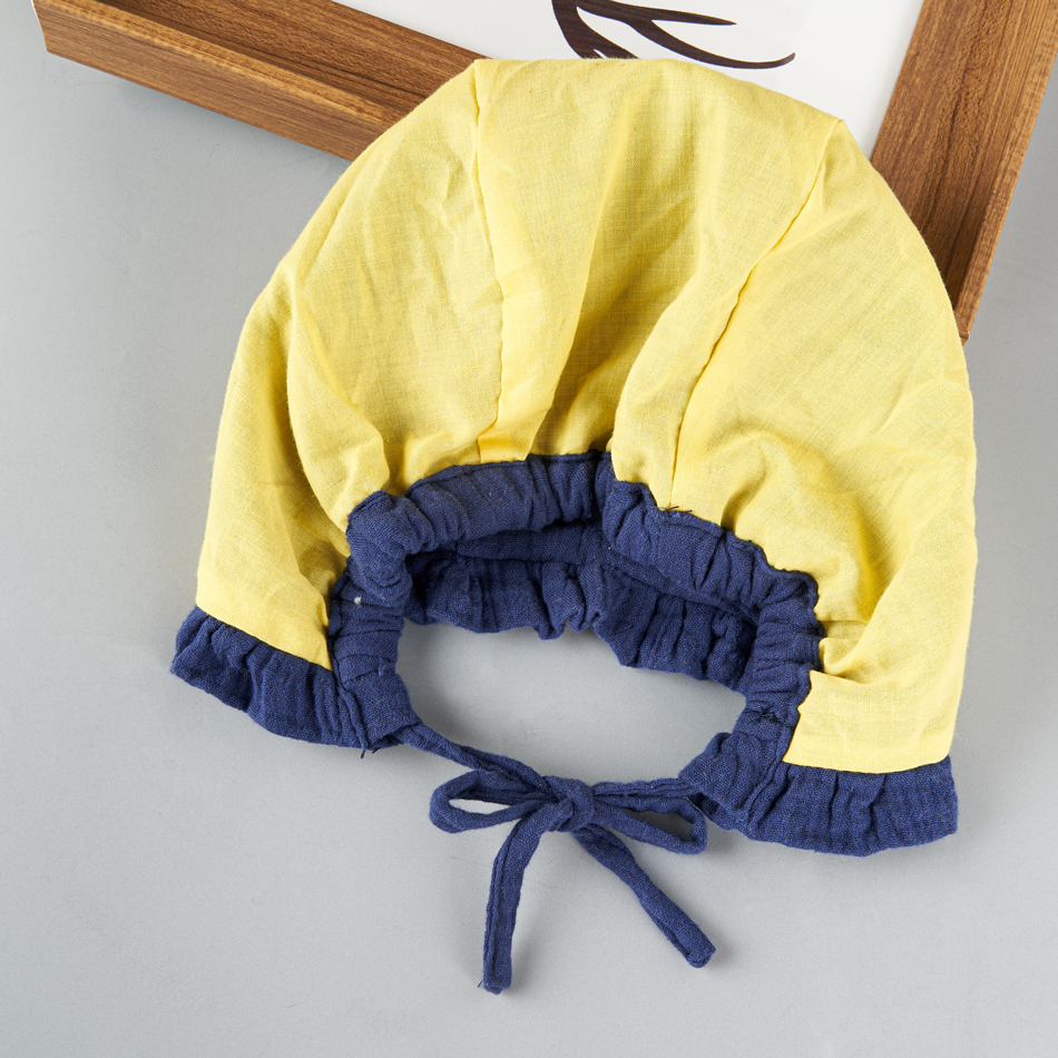 Новый продукт Elinfant, модная детская шапка из 100% хлопка, моющаяся муслиновая шапка и шарф для новорожденных