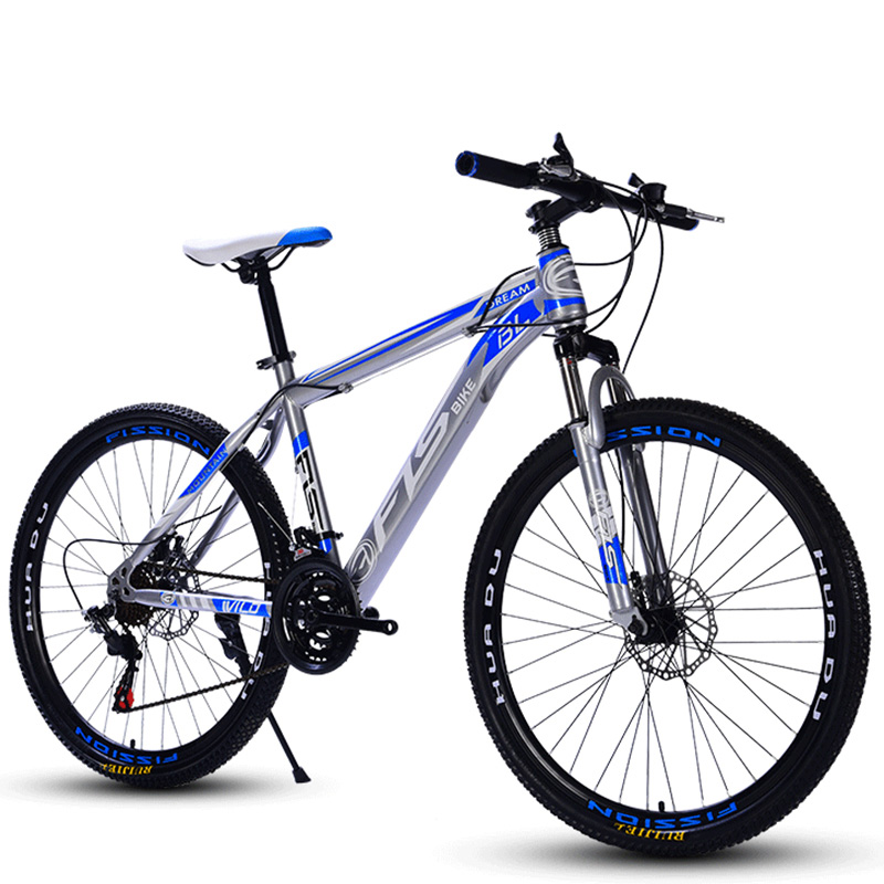 High-carbon steel adult bike suspension fork disc brake road bike bicicletas mountain bicycle for sale