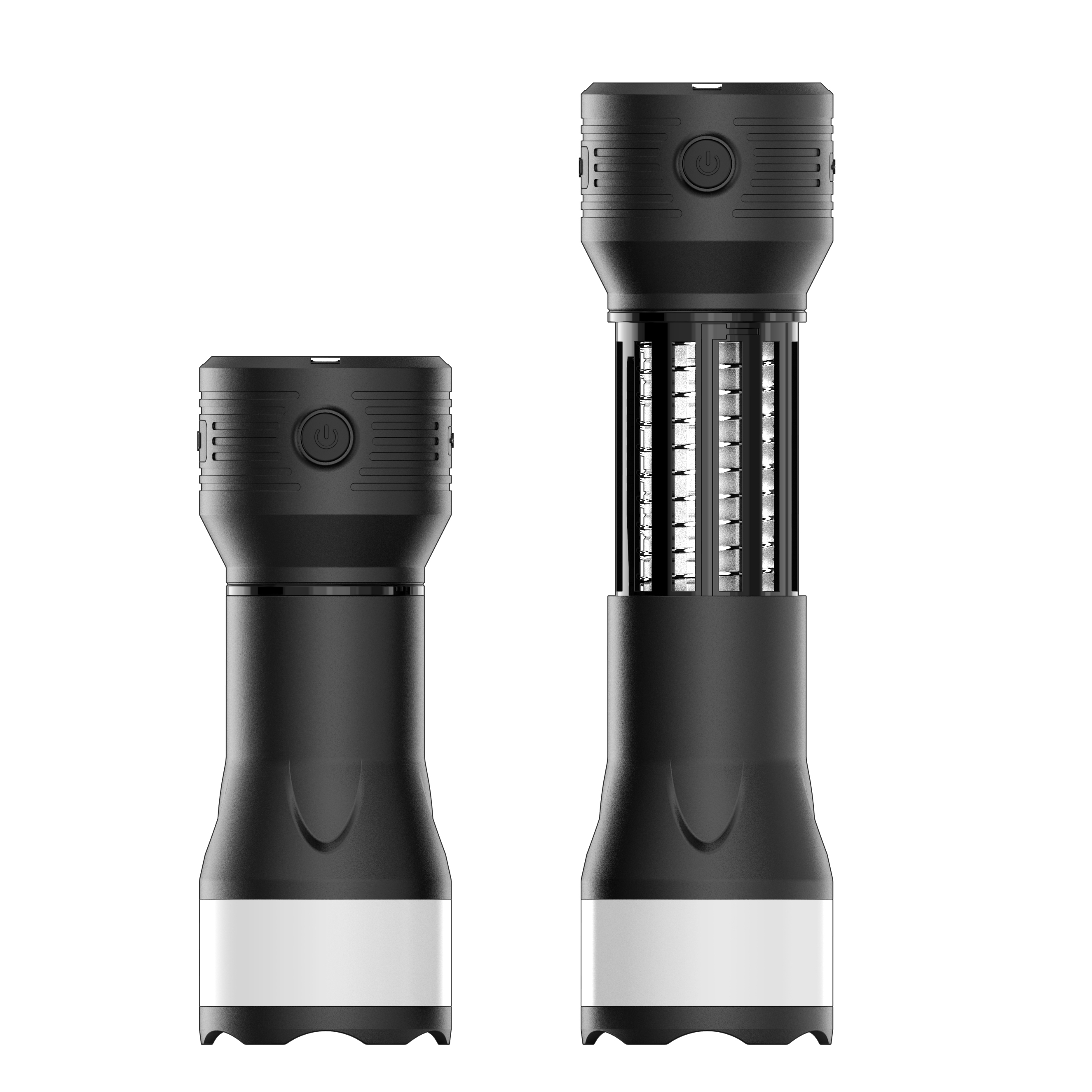 Складной дизайнерский USB перезаряжаемый фонарик, светодиодный фонарик, фонарик для кемпинга с внешним аккумулятором 5000 мач