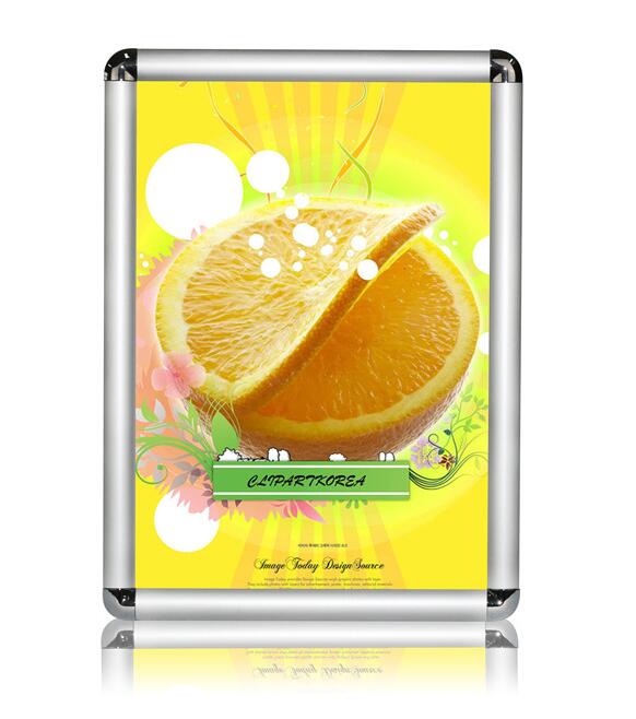 Aluminum Profile PS Sheet Photo Frame Without Light for Picture Display