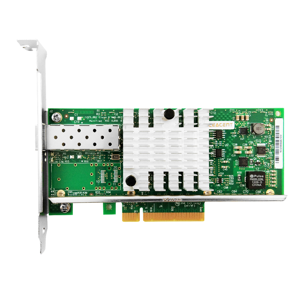 Ceacent OEM X520-DA1 PCI Express Intel 82599EN одного порта SFP + 10G волоконно NIC совместим с X520-DA1
