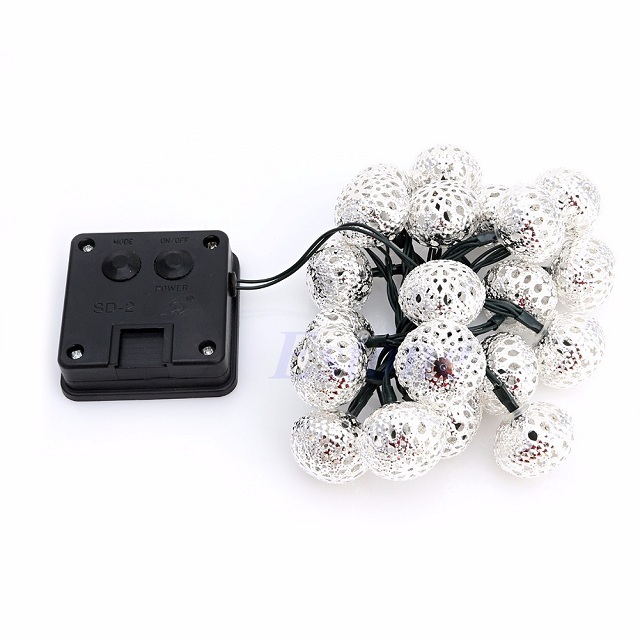 Round Ball Shape Light Led Waterproof Lamp Garden Decoration Bulbs