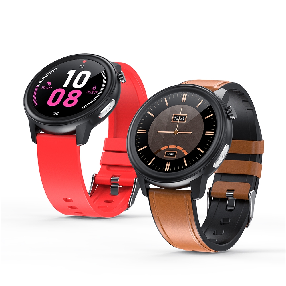 DFE80 E80 Смарт-часы с частоту сердечных сокращений в реальном времени Smartwatch температуру тела, измеритель артериального давления, SOS аварийным звонком для смарт-браслет