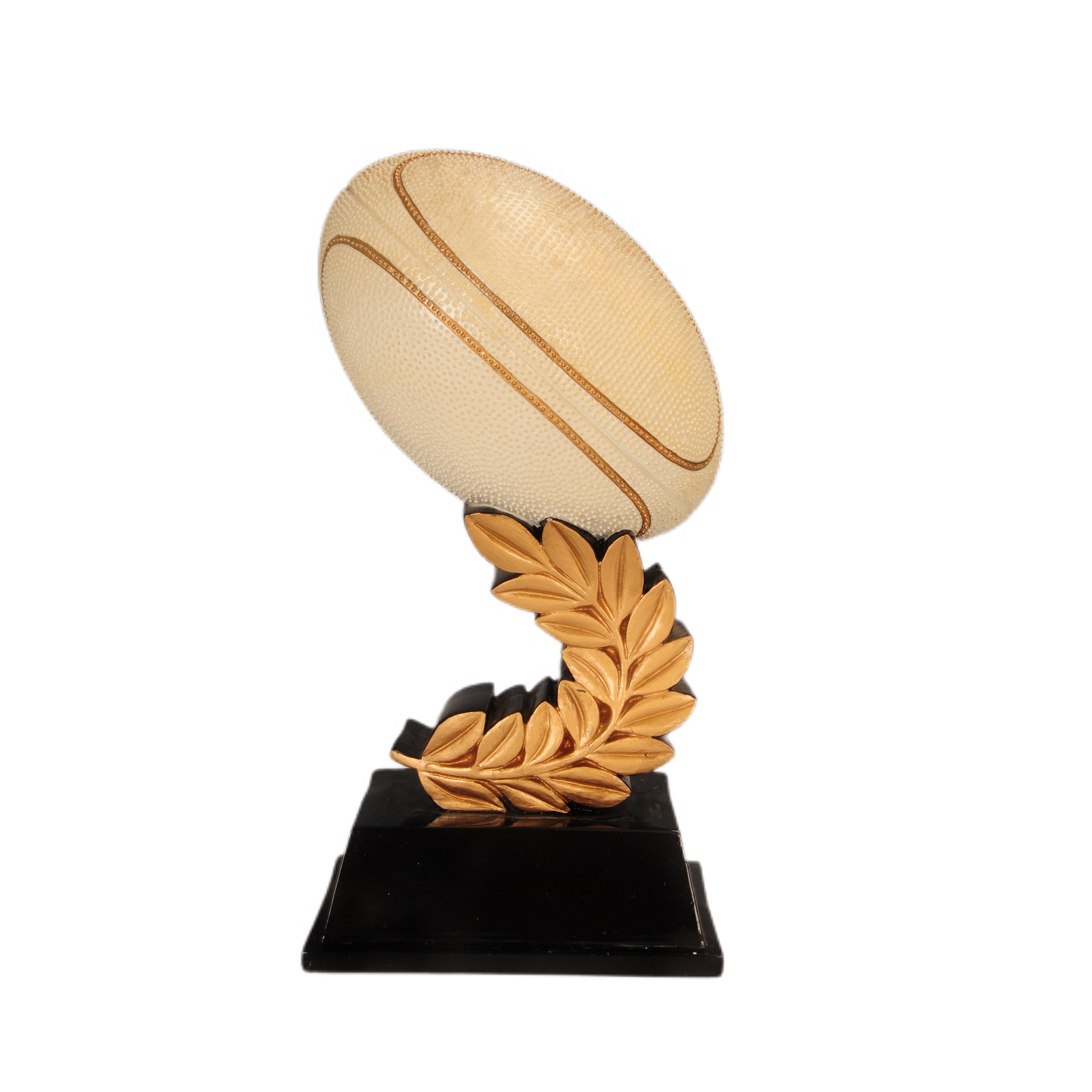 wholesale 2021 new design resin trophy award resin rugby football rugby ball