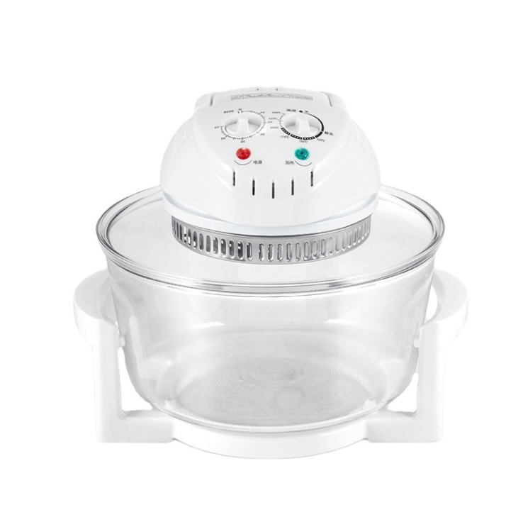 Oven Glass Air Fryer, Infrared Convection Healthy Meal Electric Cooker with Timer, Dishwasher Safe