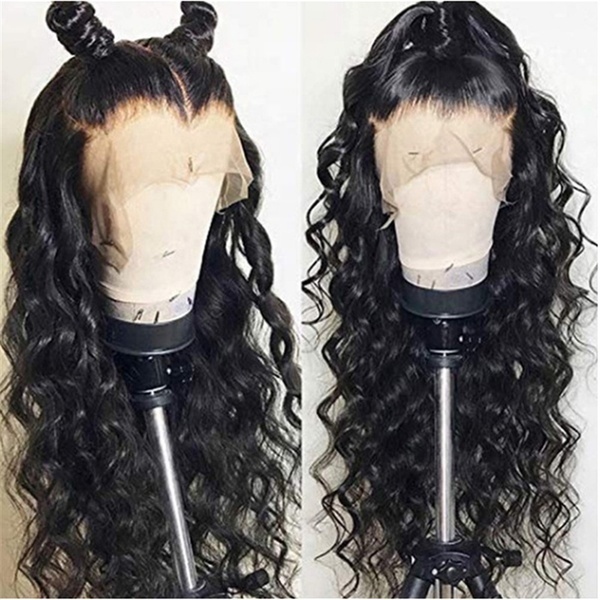 Бразильские виргинские волосы Remy Волнистые 150% плотность предварительно вырезанные обесцвеченные волосы на ленте волос парики фронта шнурка человеческих волос парик