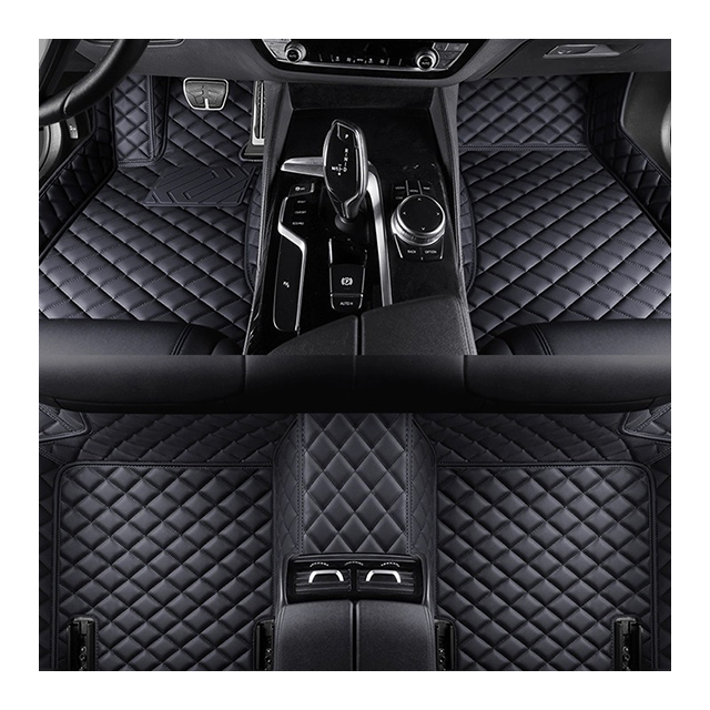 Customize various Pvc Leather Car Floor Mats Roll Car Foot Mat Pvc Rexine Leather Material for car accessoiess