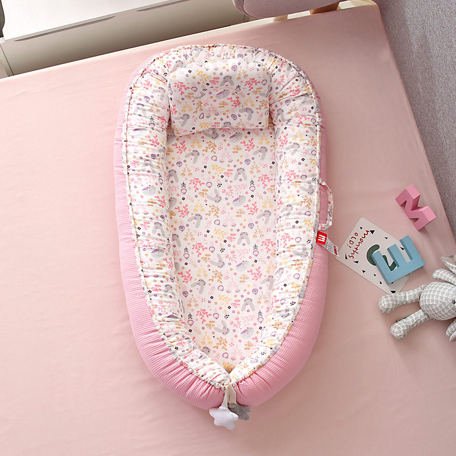 Детское гнездо, 100% хлопок, детское гнездо, лежак для младенцев, Bassinet, Snuggle