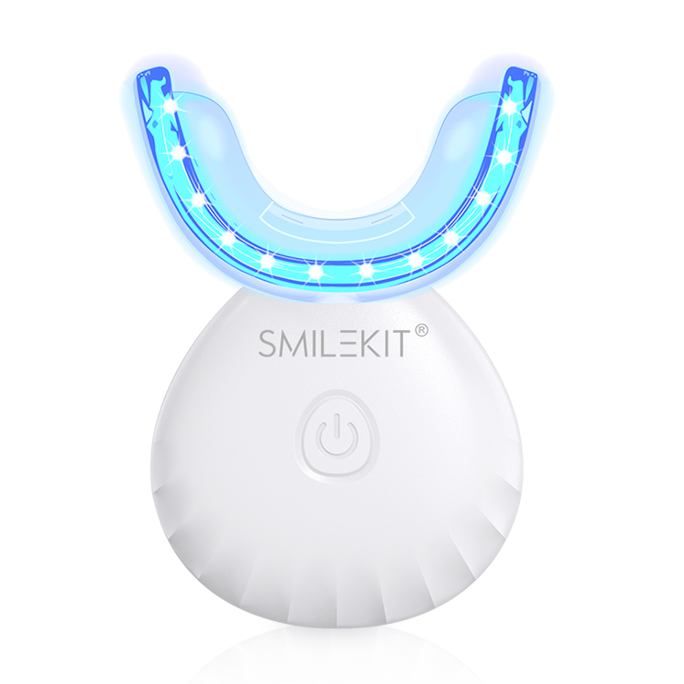 Smilekit портативный водонепроницаемый беспроводной белыми зубами отбеливания 16/24/32 Led холодный свет отбеливание зубов лампа