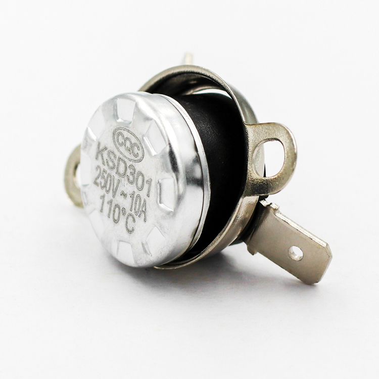 KH Heat Sink Bimetal Thermostats KSD301125 250V 10A Thermostat Thermal Protector Thermal Switch Normally Closed
