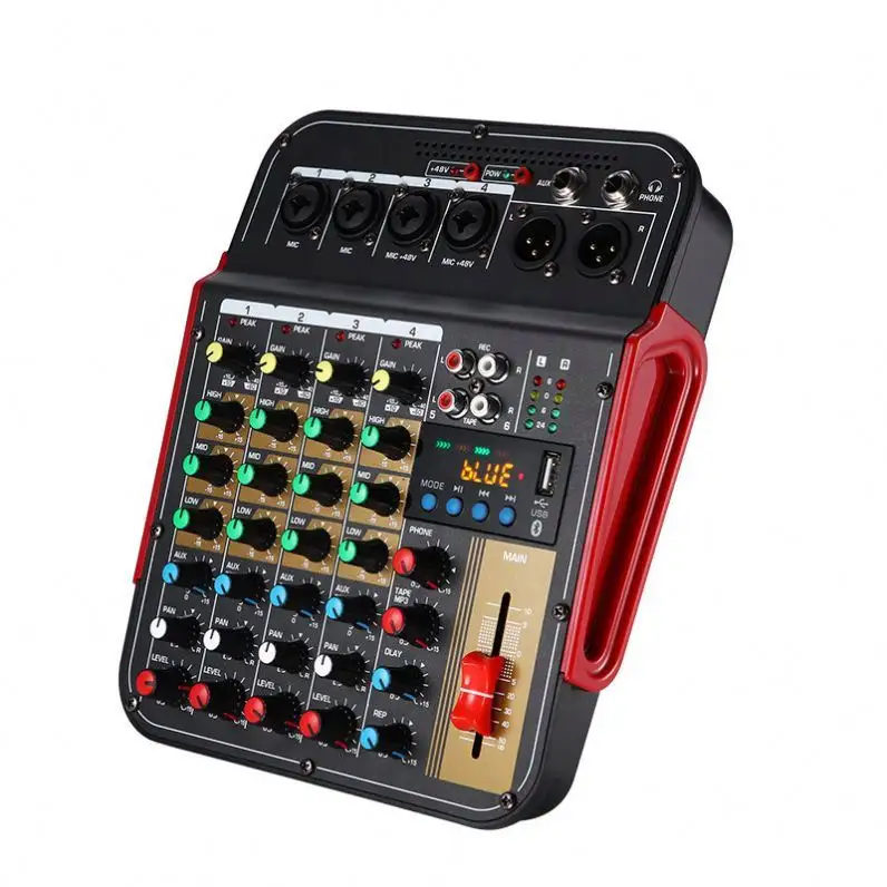 AUDIO DJ Controller Mixer With 99 DSP Digital Studio Mixer Sound