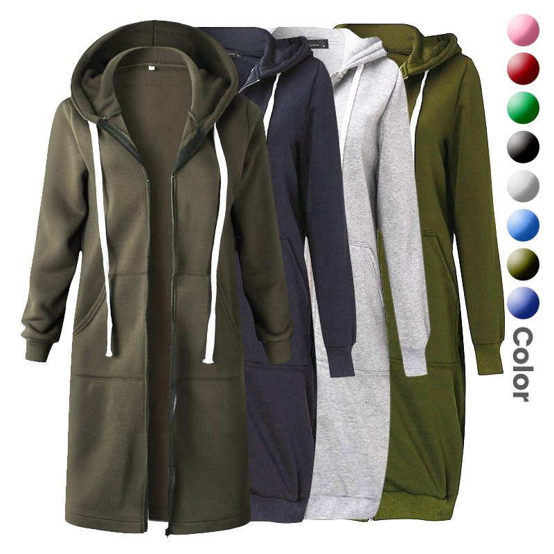 plus size women's coats long winter hoodies & sweatshirts cardigan sweater fall clothing for women 2021