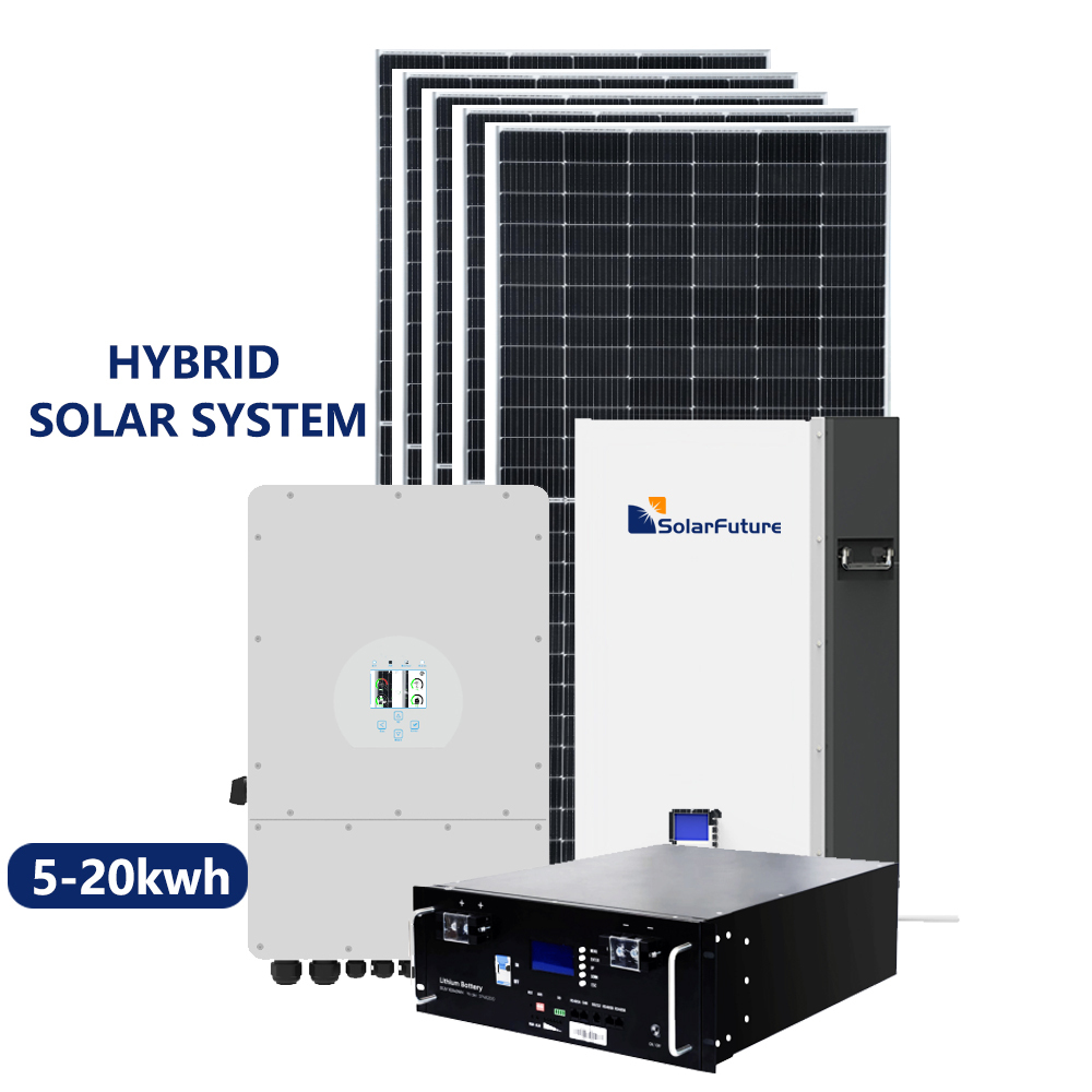 On Grid Solar Energy System 5Kw 10Kw 12Kw Off Grid Full Set Solar Equipment For House Use