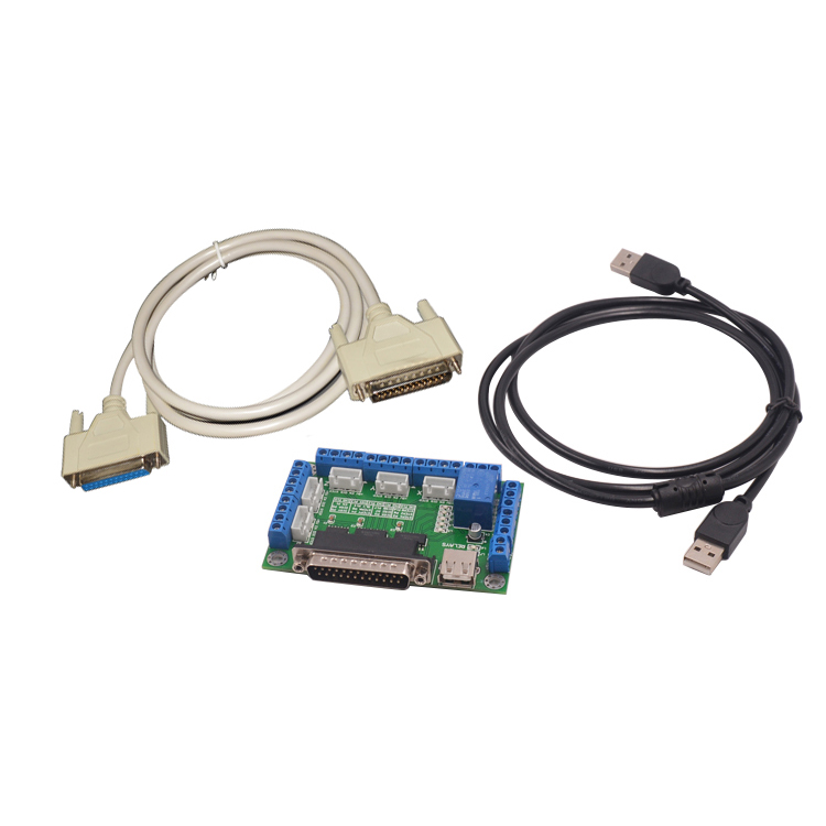 OX CNC mach35 оси CNC Плата интерфейса для контроллера шагового двигателя с одним usb кабелем оси 1 комплект