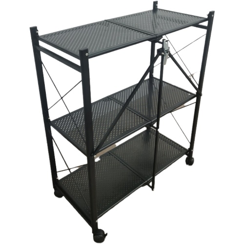 Chinese manufactured low price kitchen stainless steel folding shelf rack storage holders