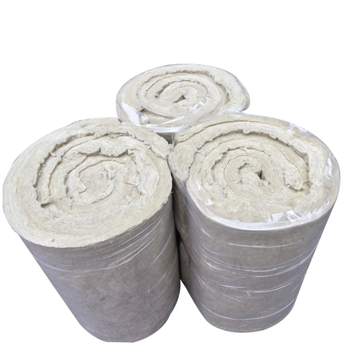 Density 100K Rock Wool insulation roll for buildings