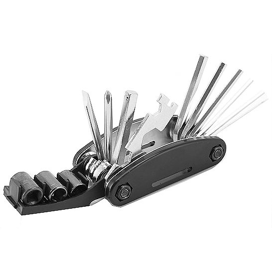 Free Sample Multiple Purposes 17 in 1 Cycling Tire Repair Tools