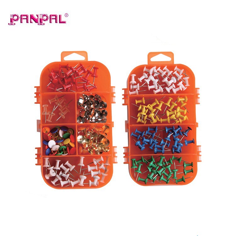 Вэньчжоу производители декоративных аппаратных 220 шт красочные Push Pin и Thumb Tack