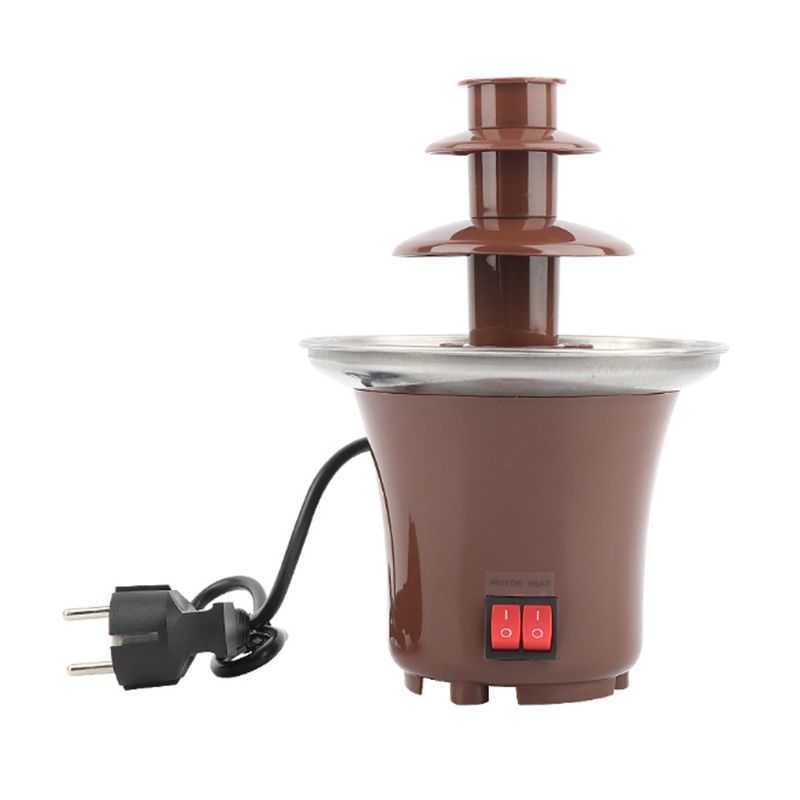 Lixsun Food Grade Home Appliance Of 3 Tiers Chocolate Melting Fountain Machine