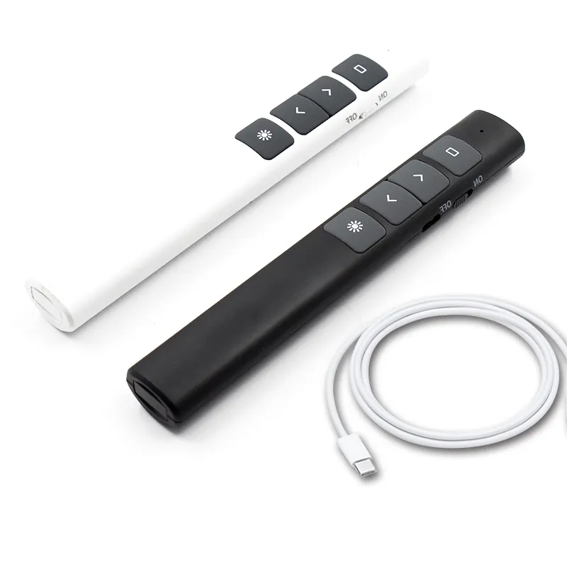 Long Control Range Wireless Presenter Remote Clicker laser pointer pen for presentations