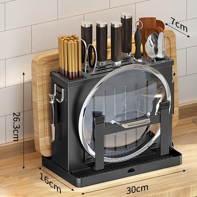 Household goods kitchen multifunctional knife board rack storage rack