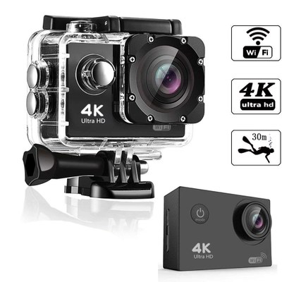 4K Wi-Fi камера новая Мини Смарт HD наружная 30m Водонепроницаемая Спортивная камера DV Go Pro Беспроводная Экшн-камера