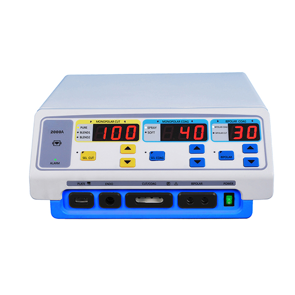 Medical Bipolar Diathermy Machine Portable High Frequency Electrocautery Generator Unit LCD/LED