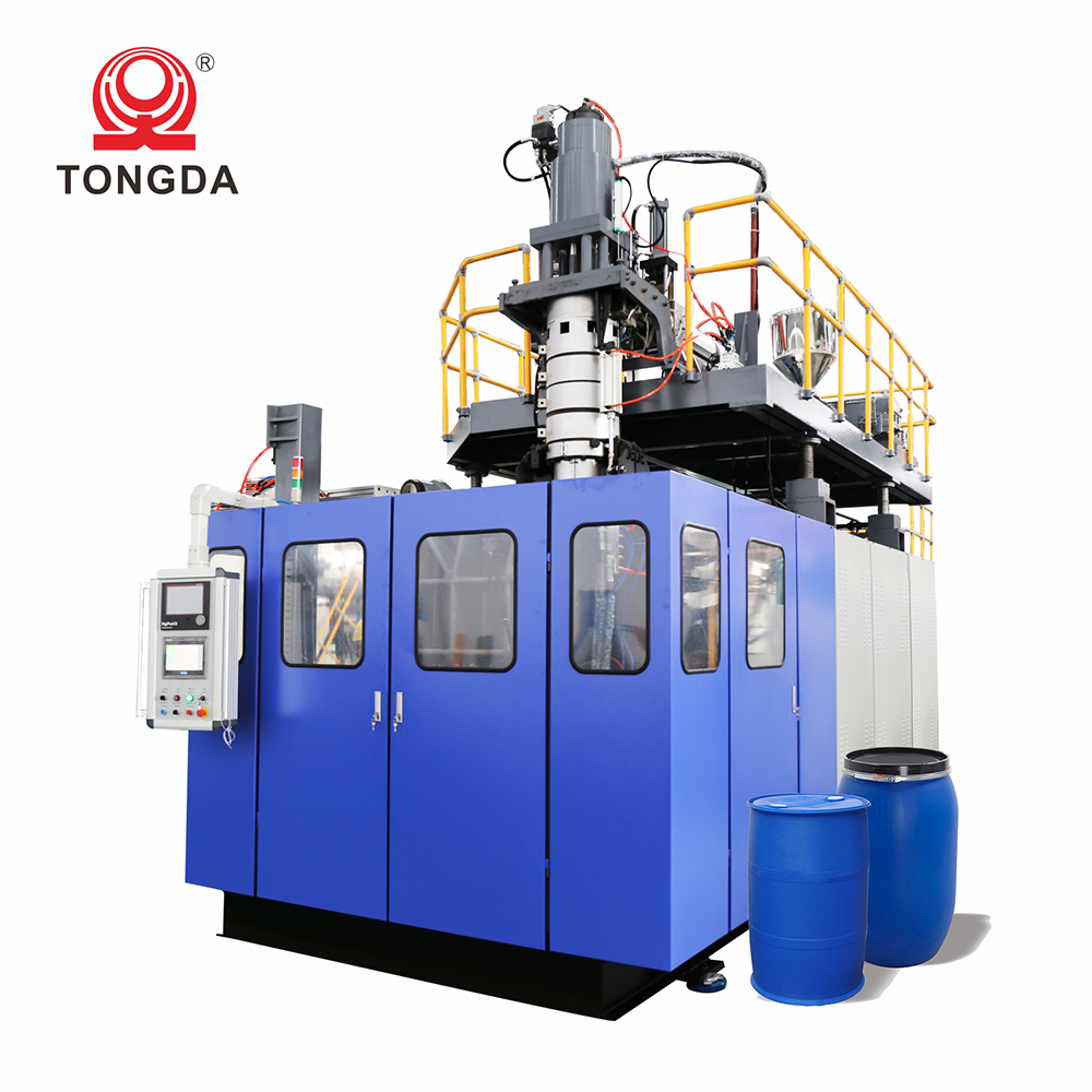 TONGDA TDB250F 200 литровый синий пластиковый барабан, экструзионная машина для выдувного формования