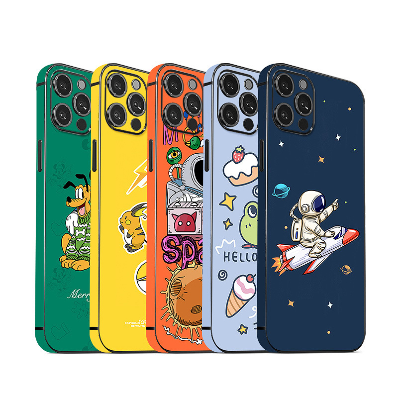 Наклейка на телефон на заказ для iphone 14 13 12 11 mini pro max, наклейка на раму 3 м, водонепроницаемый материал против царапин